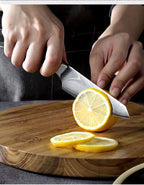 Three Slicing Fruit Knives Damascus Steel Peel