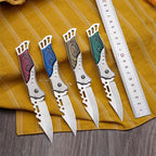 Cross-border Outdoor Folding Box Knife Camping Portable Self-defense A Folding Knife High Hardness