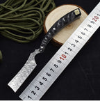 Camping Outdoor Portable Damascus Folding Knife