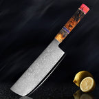 Damascus knife set