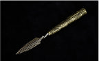 Stainless Steel Tea Knife With Golden Bamboo And Copper Handle Single Price