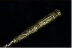 Stainless Steel Tea Knife With Golden Bamboo And Copper Handle Single Price