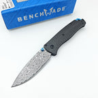 Butterfly BM535 Damascus Portable Leather Knife