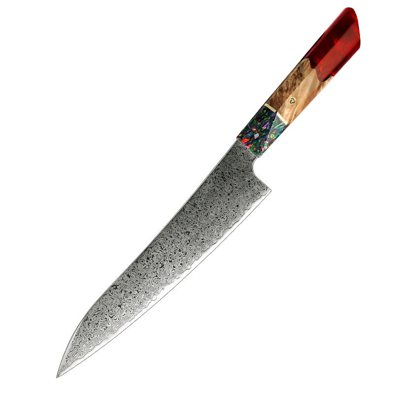 Damascus Steel Kitchen Knife Chef Cutting Knife Universal Knife Household Slice