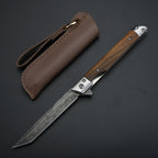 Gold Sandalwood High-grade Exquisite High Hardness Damascus Pattern Fruit Knife