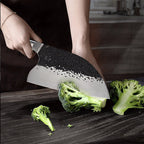 Hand Forged Hammered Steel Head Chef's Knife