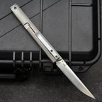 Titanium Alloy A Folding Knife D2 Steel High Hardness