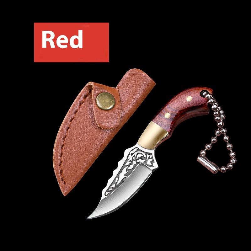 Colorful Wood Sharp Miniature Portable Keychain Pendant Unpacking Knife