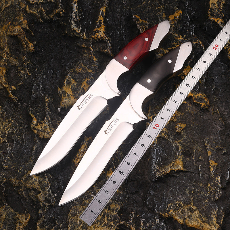 9 Chrome Integrated Steel High Hardness Outdoor Survival Knife