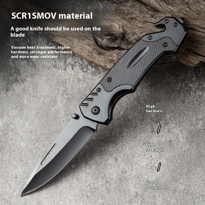 Stainless Steel Outdoor Folding High Hardness Self-defense Folding Knife