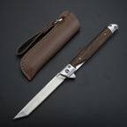Gold Sandalwood High-grade Exquisite High Hardness Damascus Pattern Fruit Knife