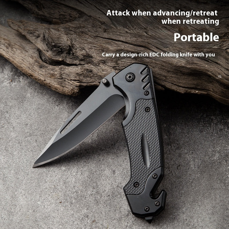 Stainless Steel Outdoor Folding High Hardness Self-defense Folding Knife