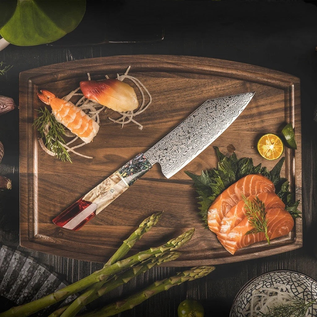 Damascus Steel Japanese-style Santoku Kitchen Knife