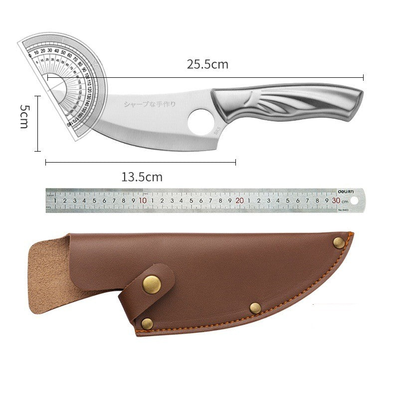 All Steel Chef Slaughtering Knife Small Cutlass Knife For Chopping Bones And Meat