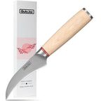 Qulajoy Vegetable Cleaver - Japanese Cleaver Chopping Knife High Carbon Stainless Steel Knives With Wooden Handle