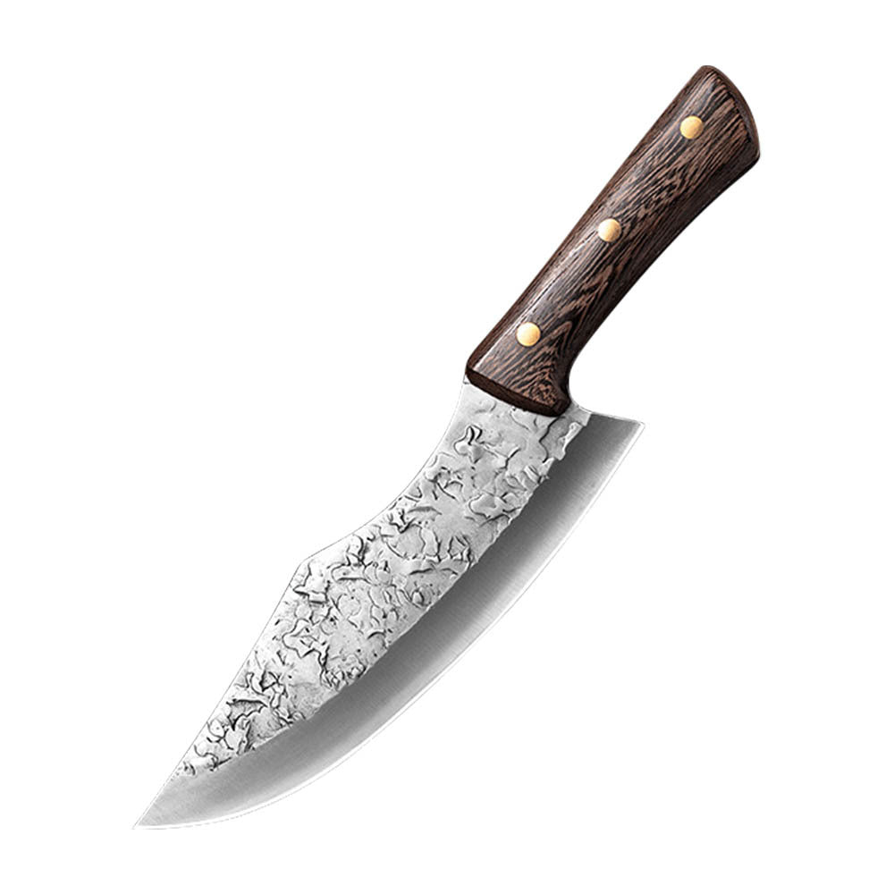 Rusty Manganese Steel Pork Stall Peeling Butcher Knife