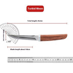Forged Three-in-one Steel Knife Outdoor Camping Sharp Handle Meat Fruit Knife Portable