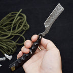 Camping Outdoor Portable Damascus Folding Knife