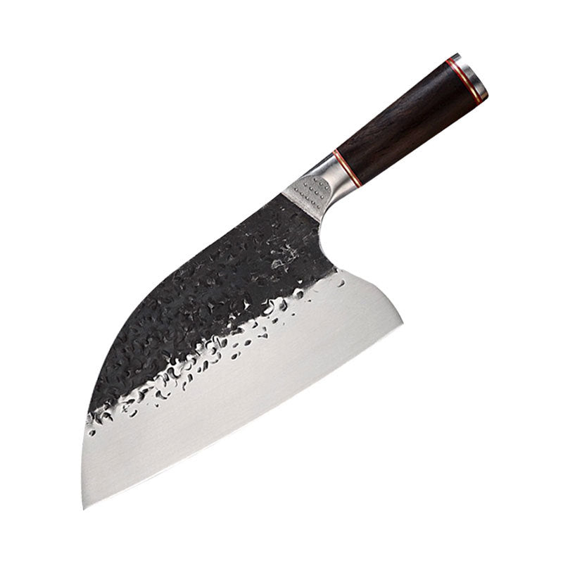Hand Forged Hammered Steel Head Chef's Knife