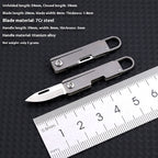 Sharp Portable Mini Titanium Alloy Pocket Knife