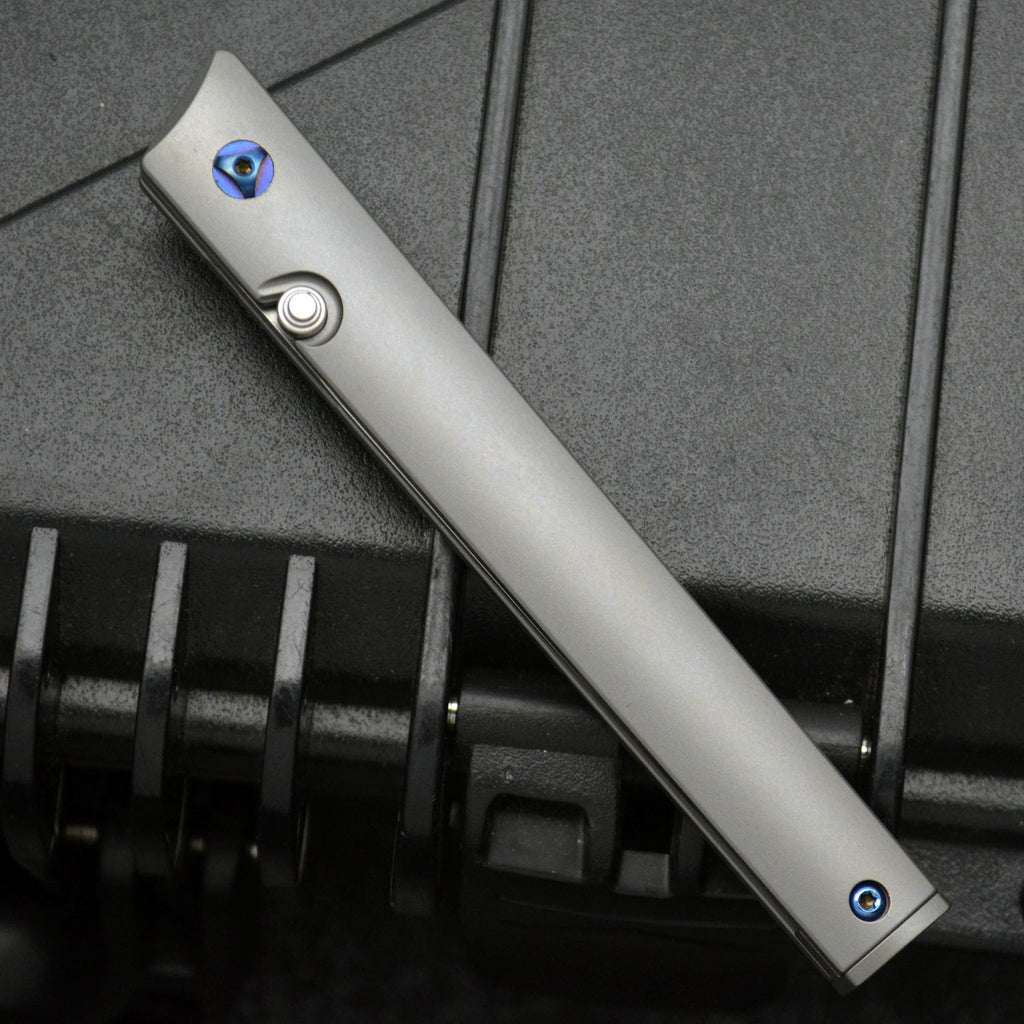 Titanium Alloy A Folding Knife D2 Steel High Hardness