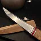 Forged Three-in-one Steel Knife Outdoor Camping Sharp Handle Meat Fruit Knife Portable