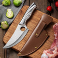 All Steel Chef Slaughtering Knife Small Cutlass Knife For Chopping Bones And Meat