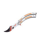 Butterfly Practice Knife Stainless Steel Watch Not Open Blade Portable