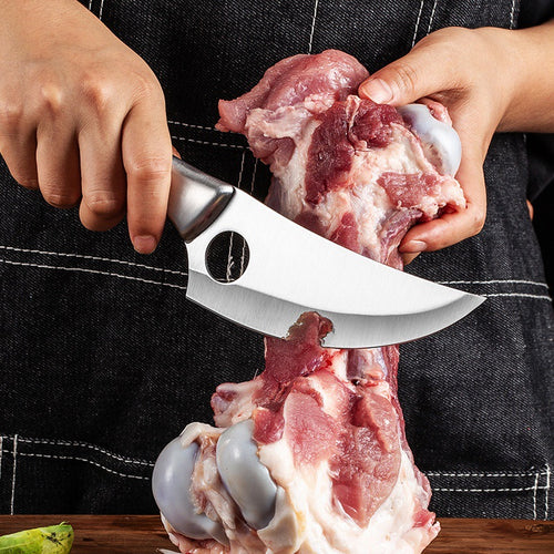 All Steel Chef Slaughtering Knife Small Cutlass Knife For Chopping Bones And Meat