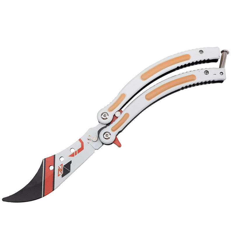 Butterfly Practice Knife Stainless Steel Watch Not Open Blade Portable