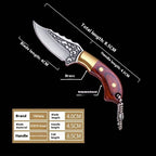 Colorful Wood Sharp Miniature Portable Keychain Pendant Unpacking Knife