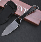 Outdoor Camping Barbecue Portable Small Straight Knife