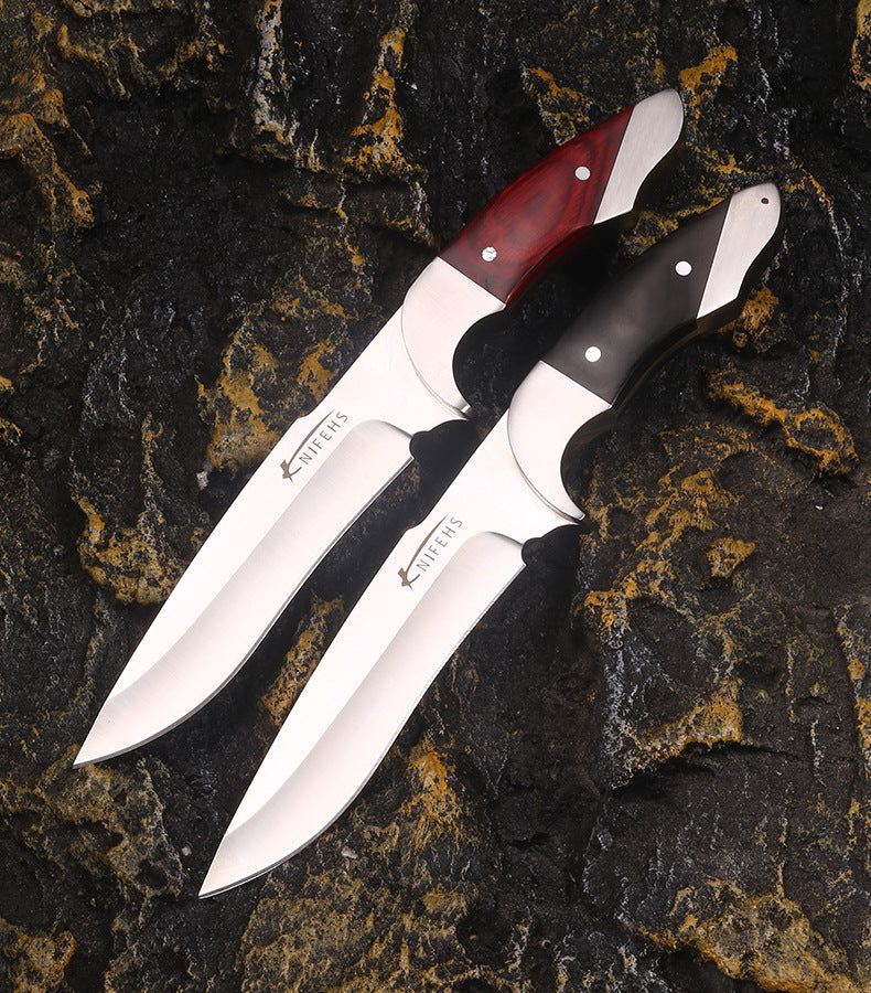 9 Chrome Integrated Steel High Hardness Outdoor Survival Knife