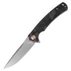 D2 Steel Blade Carbon Fiber Outdoor Camping Picnic Utility Knife