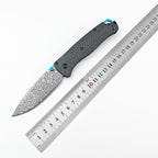 Butterfly BM535 Damascus Portable Leather Knife