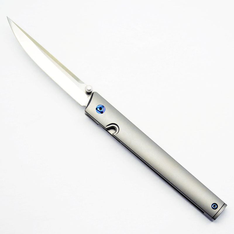 Titanium Alloy A Folding Knife D2 Steel High Hardness