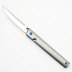 Titanium Alloy A Folding Knife D2 Steel High Hardness