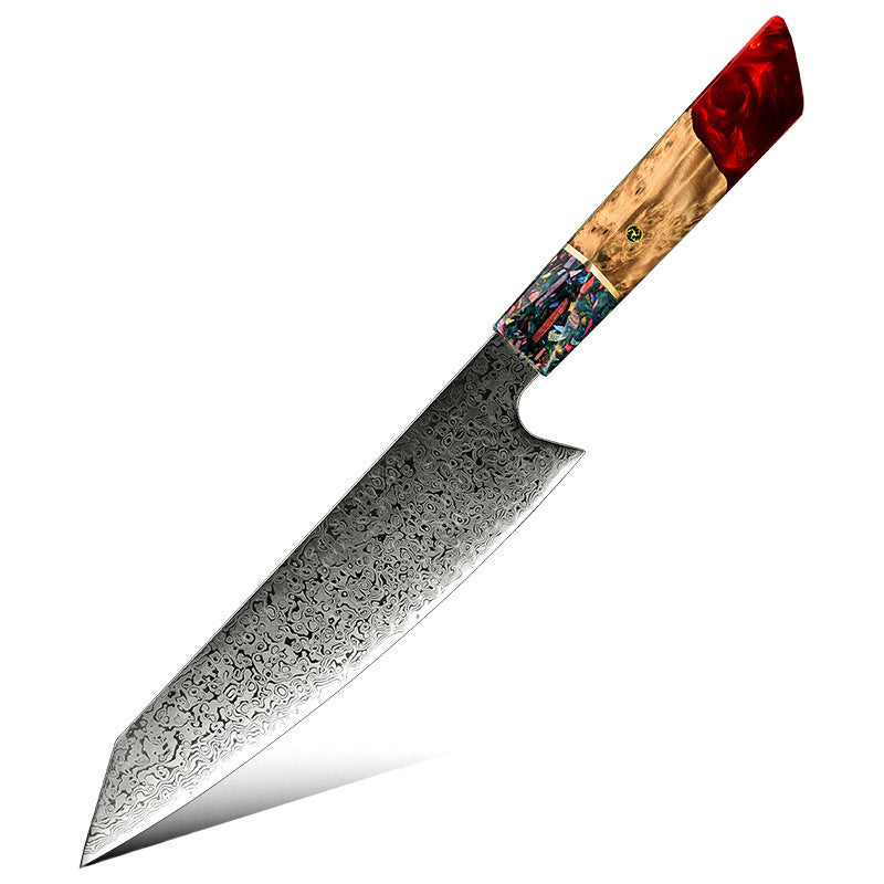 Damascus Steel Kitchen Knife Chef Cutting Knife Universal Knife Household Slice
